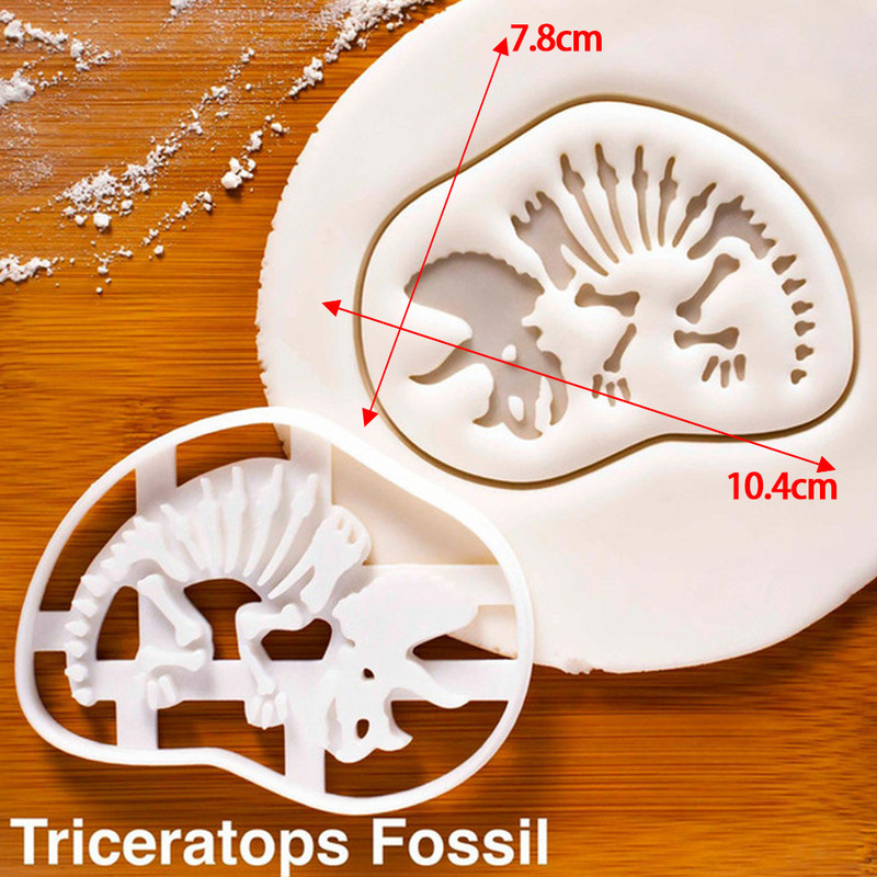 Novi kalupi za rezače kolačića dinosaura Kalup za utiskivanje keksa Dinosaur Sugarcraft Kalup za pečenje deserta Torta Kuhinjski dodaci Alati