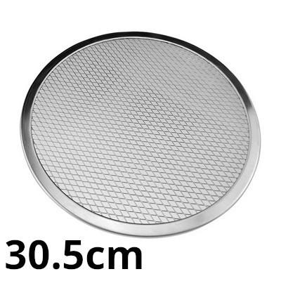 Οθόνη ψησίματος 6-14 ιντσών χωρίς ραφή αλουμινίου για πίτσα Μεταλλικό δίχτυ ψησίματος Αντικολλητικό ταψί ψησίματος Εργαλεία DIY πίτσας1