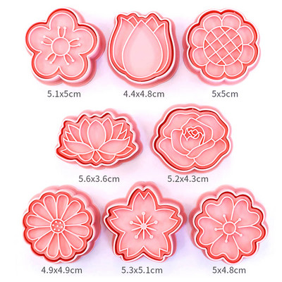 27 stiili Küpsiselõikurid Plastikust 3D dinosauruse kujuga multifilm Vajutatav biskviitvorm Küpsisetempel Köök Küpsetamine Kondiitritooted Küpsetusnõud