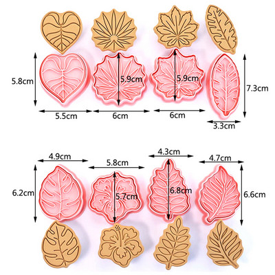 27 stiili Küpsiselõikurid Plastikust 3D dinosauruse kujuga multifilm Vajutatav biskviitvorm Küpsisetempel Köök Küpsetamine Kondiitritooted Küpsetusnõud