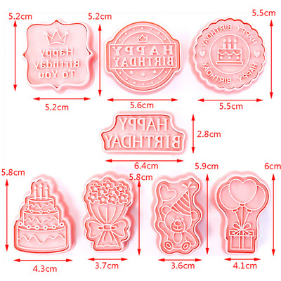 27 stiili Küpsiselõikurid Plastikust 3D dinosauruse kujuga multifilm Vajutatav biskviitvorm Küpsisetempel Köök Küpsetamine Kondiitritooted Küpsetusnõud