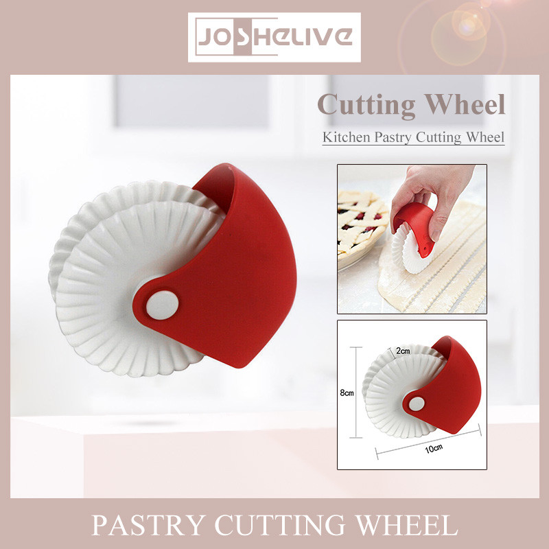 Tešlos kočiojimo ratukas dekoratorius Tešlos pyrago dekoro pjaustytuvas Plastikinis ratukas volelis Tešlos kočiojimas Virtuvės kepimo įrankis Kepimo priedai