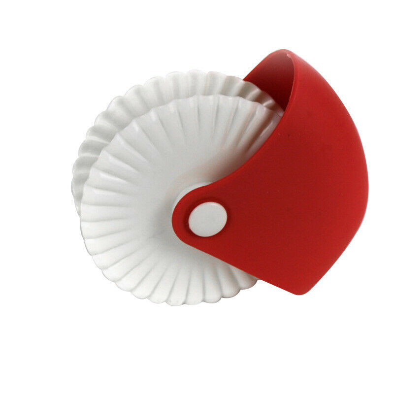 Tešlos kočiojimo ratukas dekoratorius Tešlos pyrago dekoro pjaustytuvas Plastikinis ratukas volelis Tešlos kočiojimas Virtuvės kepimo įrankis Kepimo priedai