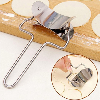 Ζυμαρικά οικιακής χρήσης 304 Ζυμαρικά με πίεση από ανοξείδωτο ατσάλι Skin Mould Hand Push Cut Machine Dumpling Εργαλεία κουζίνας
