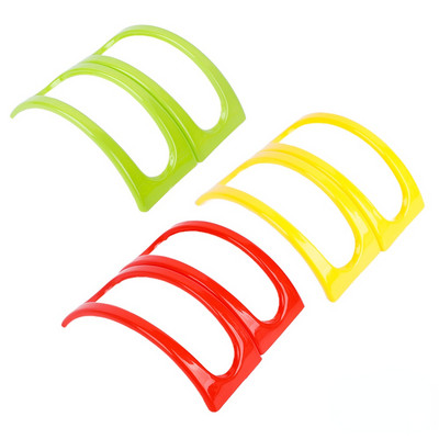 6 vnt „Taco“ lentynos pyraguose įrankiai Plastikinis patvarus meksikietiškas blynų lentynos padėklas „Taco“ laikiklis virtuvės reikmenų apsauginis maisto padėklų laikiklis