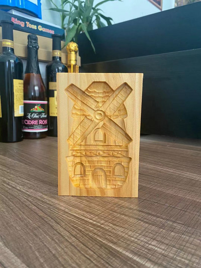 Puidust küpsisevorm majapidamises kasutatav piparkoogivorm 3D küpsise reljeefvormid Pagari vidin Küpsetustööriist Köögitarbed