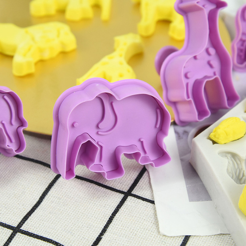 Leu de pădure Mucegai pentru prăjituri cu animale, frunze țestoase, matriță pentru ștampila pentru biscuiți, pentru copii, junglă, ziua de naștere, petrecere, coacere, decor tort