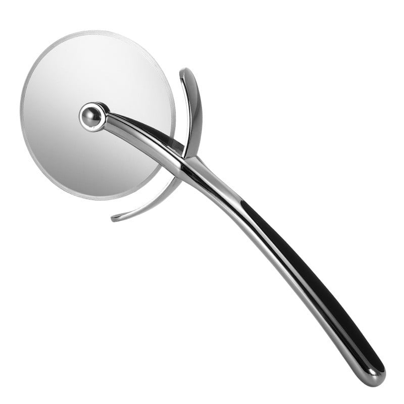 Pitsalõikur roostevabast terasest ühe rattaga kooki leivapirukad ümmargune nuga tsingisulamist käepidemega köök küpsetustööriistad pizza viilutaja