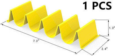 Mexikói tacos palacsinta polctartó tortilla hullám alakú tálcatartó műanyag színes pizzatekercs ételkijelző tartók konyhai eszköz