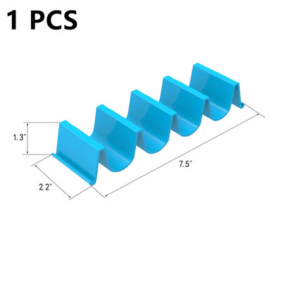 Mexikói tacos palacsinta polctartó tortilla hullám alakú tálcatartó műanyag színes pizzatekercs ételkijelző tartók konyhai eszköz