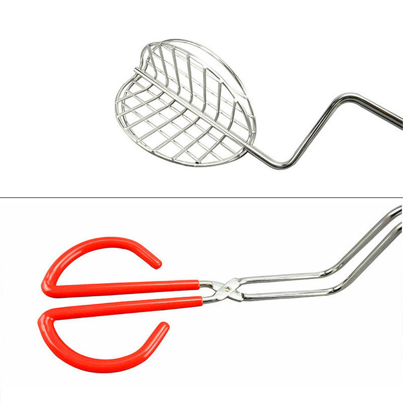 Taco Shell Maker Press Tortilla Fryer Fryer Tong Plated Steel Rack Creative Food Clip Pancake Clamp Ανθεκτικό εργαλείο ζαχαροπλαστικής ψησίματος