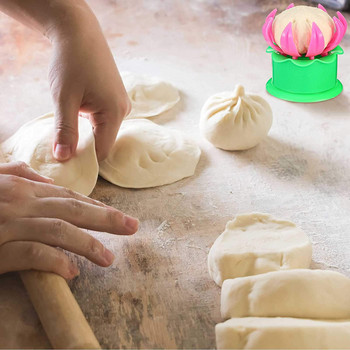 1 бр. Кухня Направи си сам машина за кнедли за сладкарски пай Китайски инструмент за печене и сладкиши Baozi Мухъл Машина за правене на пълнени кифли на пара