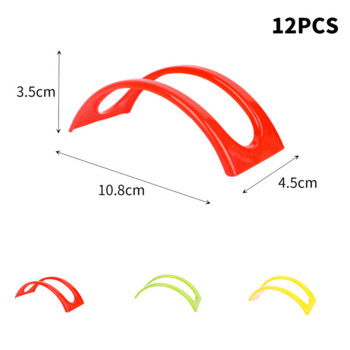 12 бр. Поставка за тако в Инструменти за пайове Пластмасова издръжлива поставка за мексикански палачинки Тава Поставка за тако Протектор за кухненски принадлежности Поставка за палети за храна