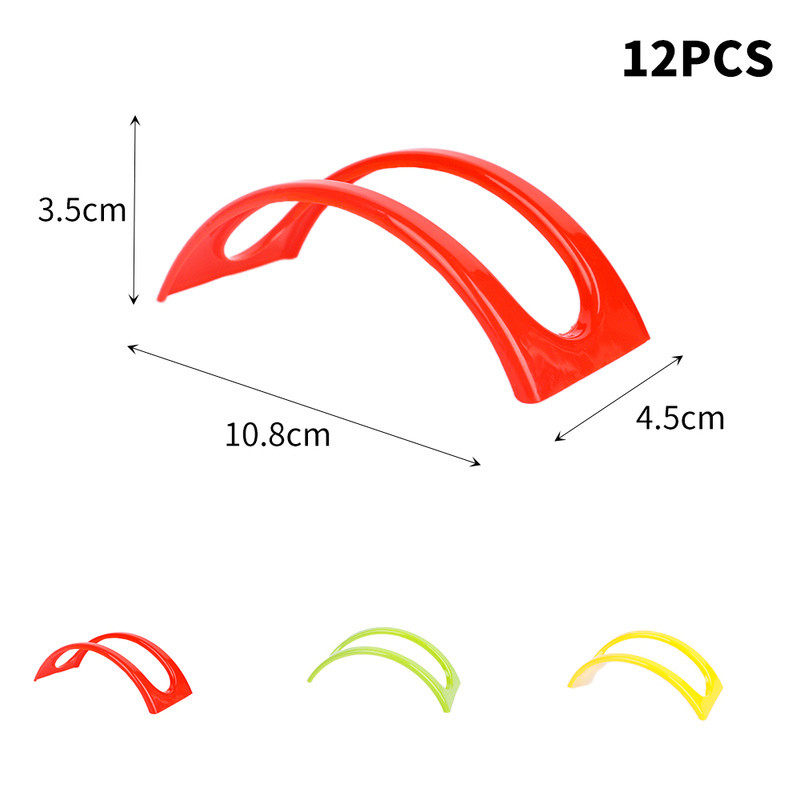 12 tk Taco riiul pirukas Tööriistad Plastikust Vastupidav Mehhiko pannkoogiresti kandik Taco hoidik Köögitarvikute Kaitsja Toidualuse hoidik