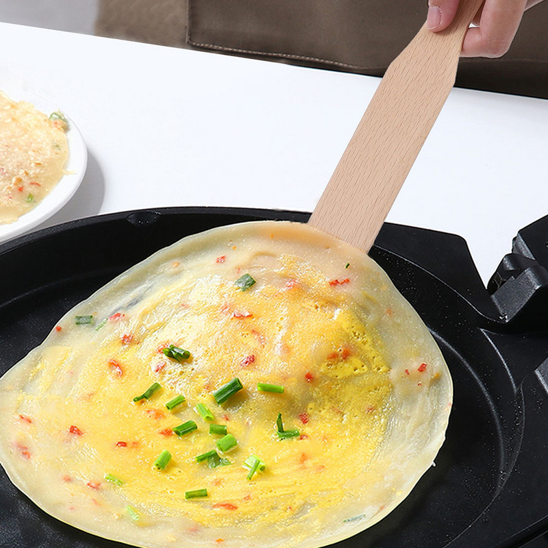 Κρέπα Σπάτουλα Spreader Tool Maker Pancake Better Making Scraper T Rake Αντικολλητικό Σετ Turner Εργαλεία ταψιού Ξύλινα σκεύη κρέμα
