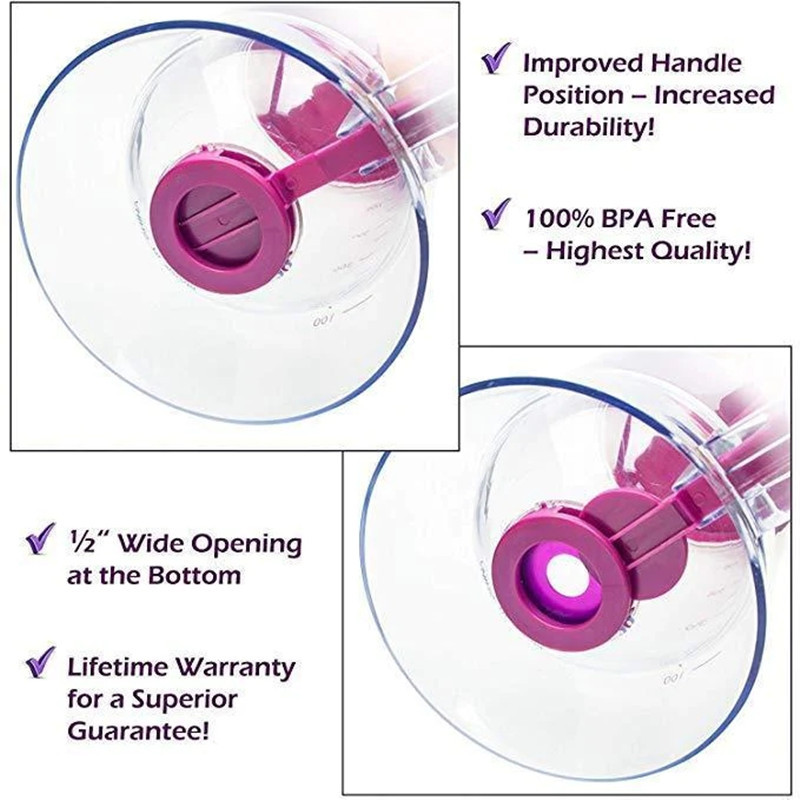 900 ml taigna jahu pasta dosaator tassikookide küpsise kooki muffinite mõõtmiseks tassi koorega Speratator pannkoogitaina dosaatorite jaoks