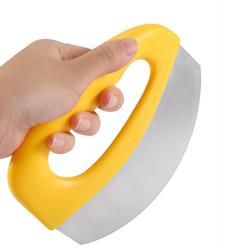 Terasest ümmarguse rattaga lõikamisnuga pitsa jaoks kaanega rulliga Taignalõikur Lõikur Kondiitritooted Köök Küpsetustarvikud Tööriistad F2Y6