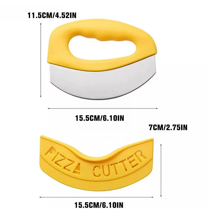 Terasest ümmarguse rattaga lõikamisnuga pitsa jaoks kaanega rulliga Taignalõikur Lõikur Kondiitritooted Köök Küpsetustarvikud Tööriistad F2Y6