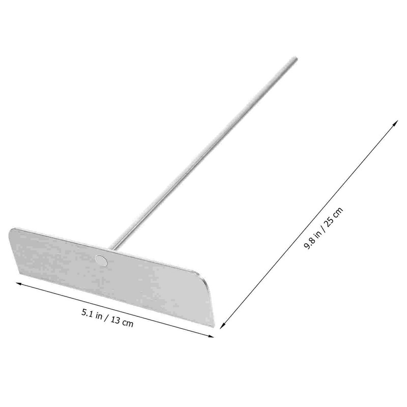 Krepimäärija tööriist Taignavalmistaja pannkoogi T-õli kreppipulk Tortillapanni kujuga taignatööriistad määrimislabidas metallist professionaalne