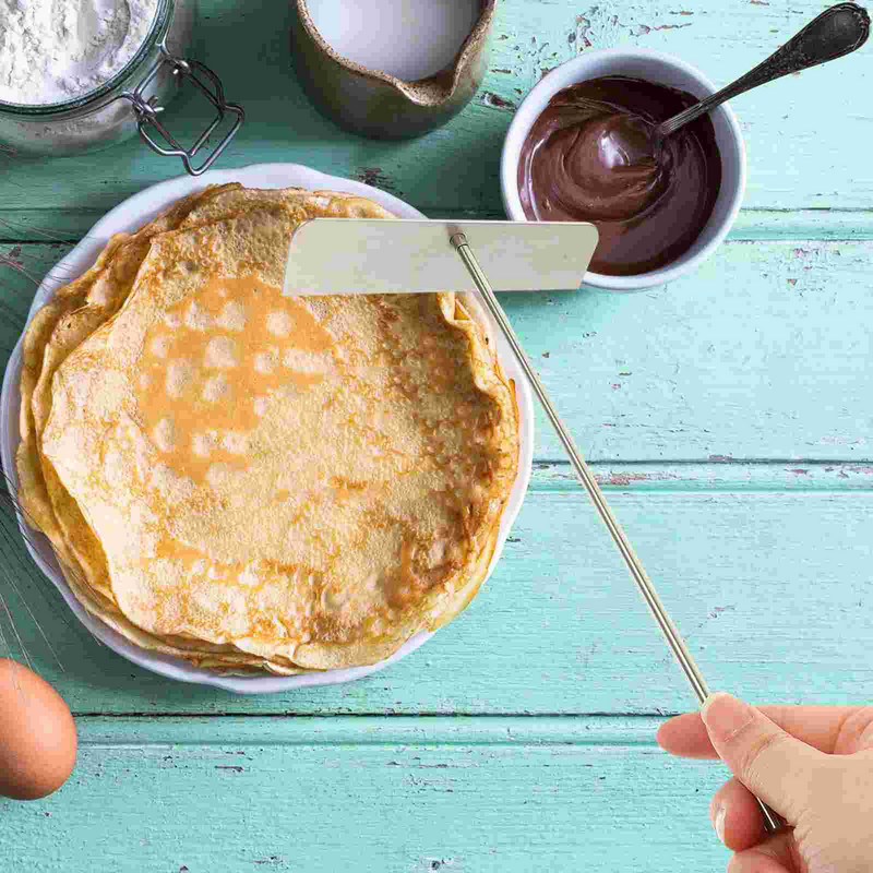 Krepimäärija tööriist Taignavalmistaja pannkoogi T-õli kreppipulk Tortillapanni kujuga taignatööriistad määrimislabidas metallist professionaalne