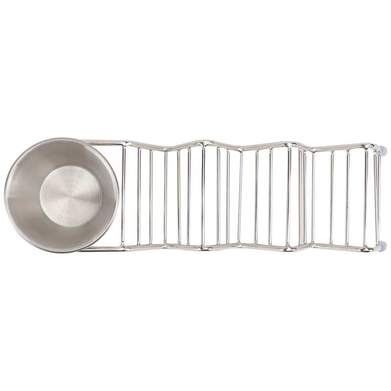 Taco hoidiku alus, roostevabast terasest pannkoogirest, veoauto taldrik, sihikuga krepid Mehhiko kastmega serveerimisalused