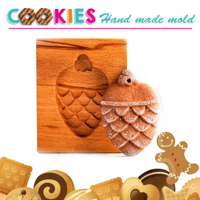 Πασχαλινά Χριστούγεννα 3D Ξύλινη φόρμα για μπισκότα Μελόψωμο Καλούπι σκαλιστή διακόσμηση Σφραγίδα ανάγλυφο χειροτεχνία διακόσμησης Εργαλεία ψησίματος M531