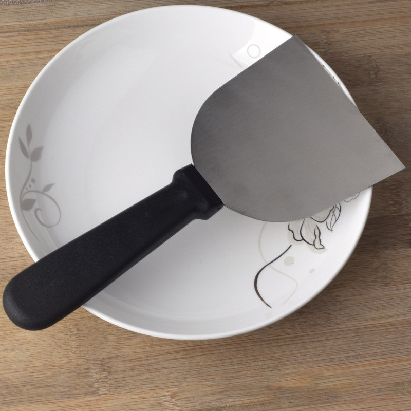 Nerūdijančio plieno picos žievelės blynų mentele tešlos pjaustyklės restoranas teppanyaki kepsninės įrankiai kepsniai kepti kaušeliai virtuvės reikmenys