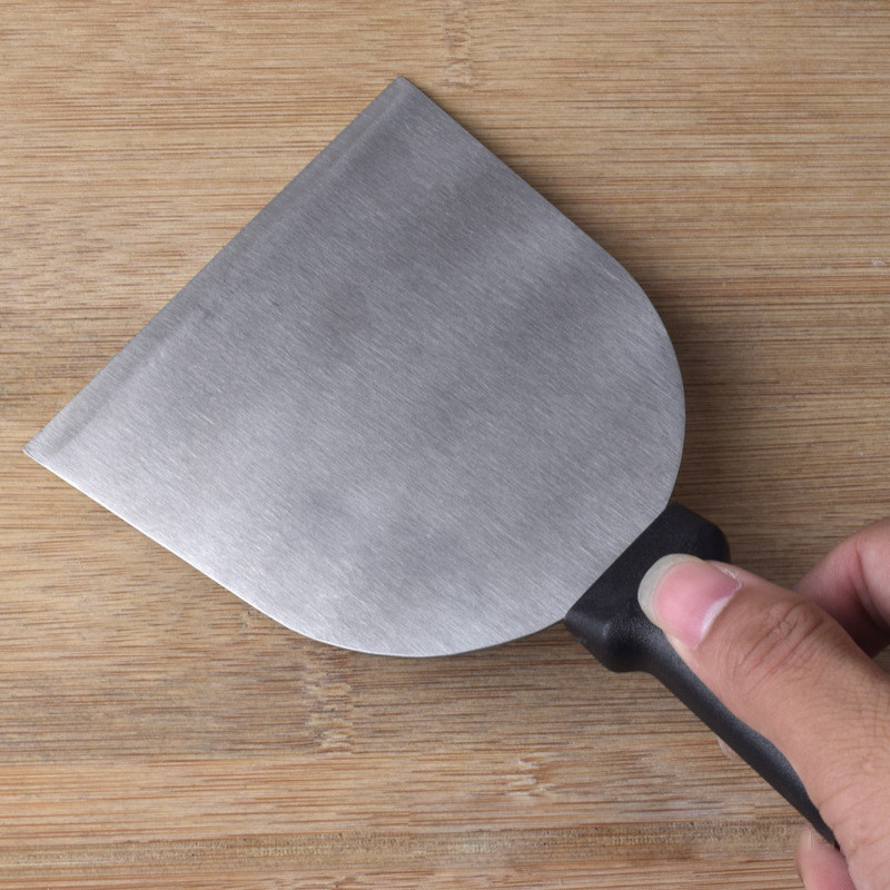 Nerūdijančio plieno picos žievelės blynų mentele tešlos pjaustyklės restoranas teppanyaki kepsninės įrankiai kepsniai kepti kaušeliai virtuvės reikmenys