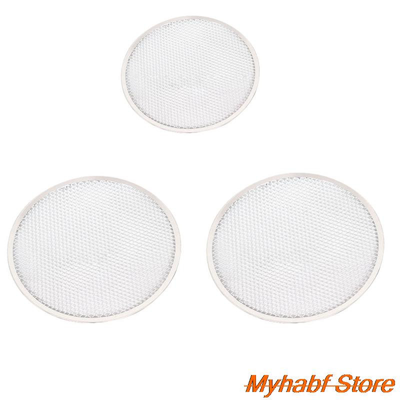 Ecran antiaderent pentru pizza Tavă din plasă de aluminiu fără sudură Placă de grătar pentru grătar Ecran pentru pizza Tavă de copt Unelte de bucătărie