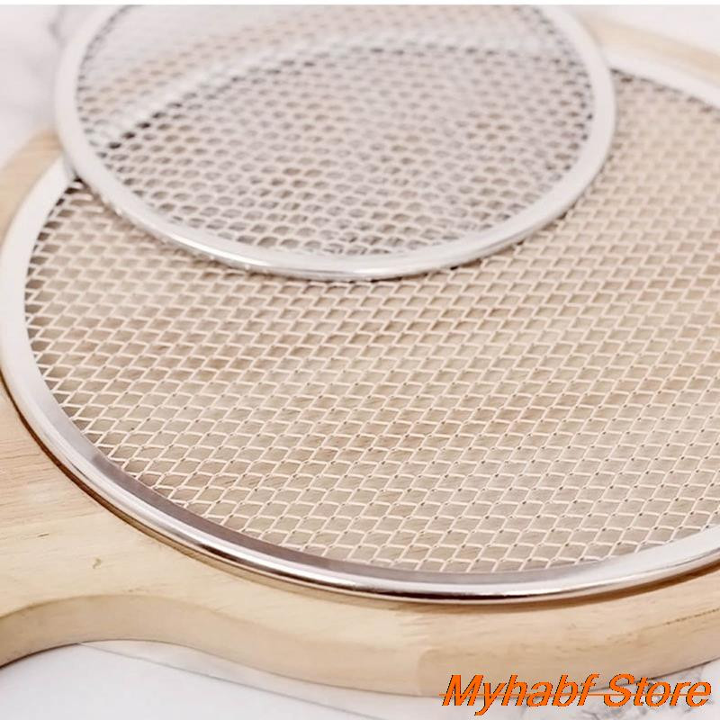 Ecran antiaderent pentru pizza Tavă din plasă de aluminiu fără sudură Placă de grătar pentru grătar Ecran pentru pizza Tavă de copt Unelte de bucătărie