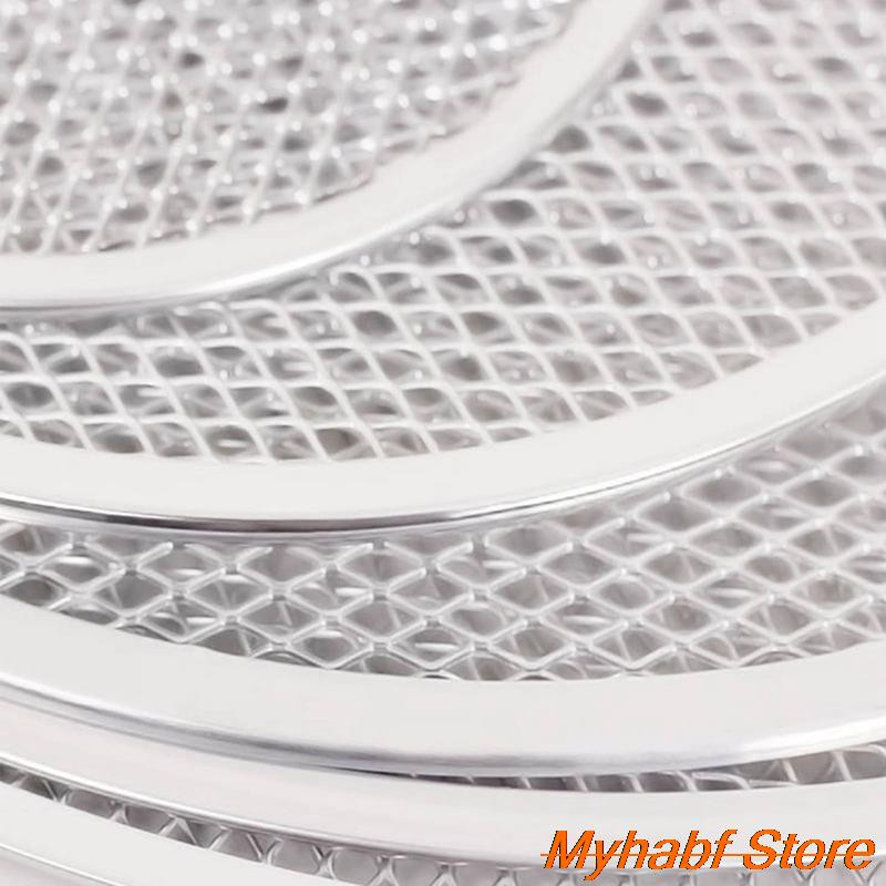 Ecran antiaderent pentru pizza Tavă din plasă de aluminiu fără sudură Placă de grătar pentru grătar Ecran pentru pizza Tavă de copt Unelte de bucătărie