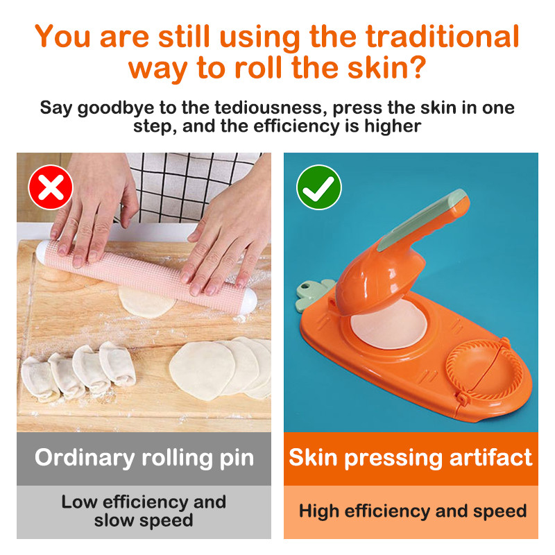 Nauja „2 viename“ koldūnų gaminimo aparatas, nešiojamas koldūnų odos dirbinys „pasidaryk pats“ mašinų įvyniokliai tešlos formoms koldūnų gaminimo virtuvės įrankiai