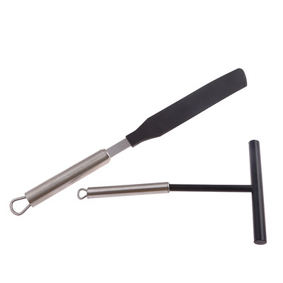 Distribuitor de aluat din oțel inoxidabil pentru crepe - Distribuitor pentru aluat Galettes și clătite Distribuie aluatul ultra-subțire și uniform