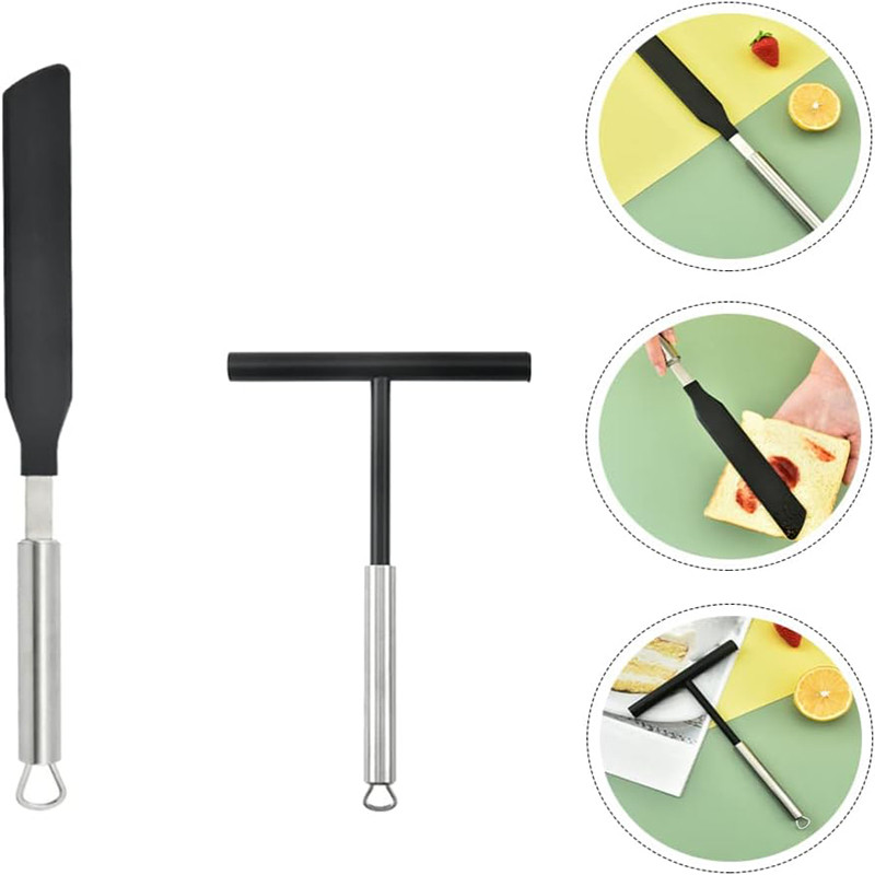 Distribuitor de aluat din oțel inoxidabil pentru crepe - Distribuitor pentru aluat Galettes și clătite Distribuie aluatul ultra-subțire și uniform