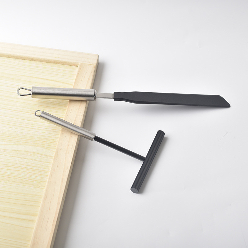 Distribuitor de aluat din oțel inoxidabil pentru crepe - Distribuitor pentru aluat Galettes și clătite Distribuie aluatul ultra-subțire și uniform