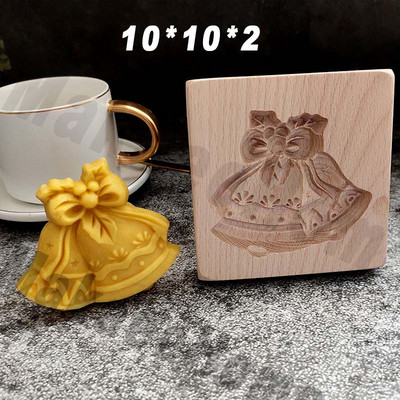 Ξύλινη φόρμα για μπισκότα Φόρμα για μπισκότα γάμου Flower Tree Cartoon Ζώα Μοτίβο τούρτας Εργαλεία φόρμας ψησίματος για τα Χριστούγεννα το Πάσχα