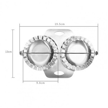 Dumpling Modeling Machine Double Headed Sculpt Dumpling Maker DIY Samosa Mold Kitchen Accessories Device For Making Dumpling