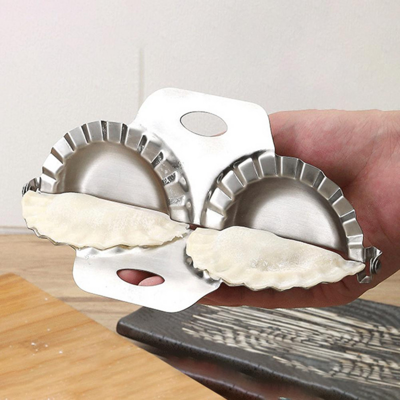 Dumpling Modeling Machine Double Headed Sculpt Dumpling Maker DIY Samosa Mold Kitchen Accessories Device For Making Dumpling