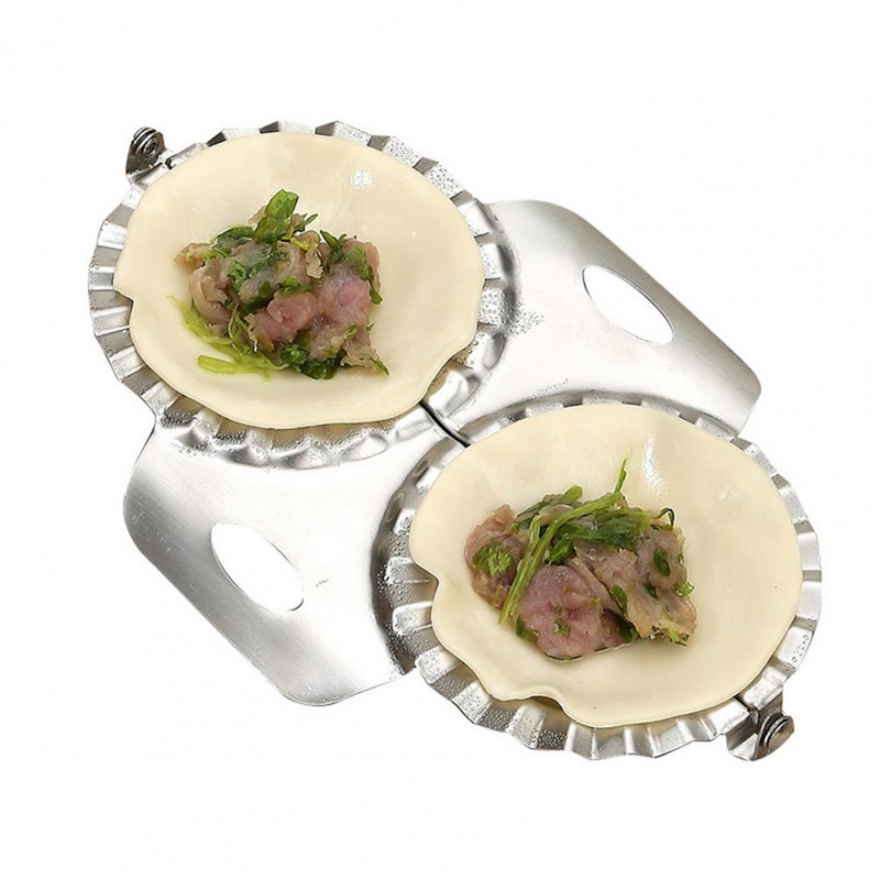 Dumpling Modeling Machine Double Headed Sculpt Dumpling Maker DIY Samosa Mold Kitchen Accessories Device For Making Dumpling