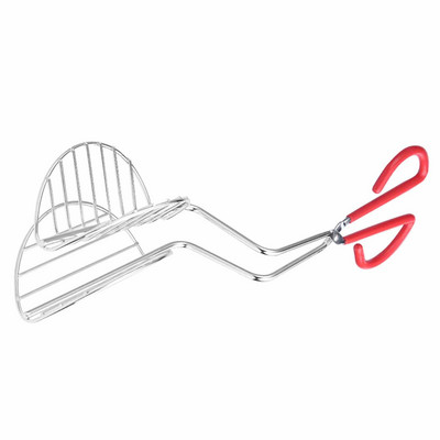 Dispozitiv pentru tortilla prăjită din oțel inoxidabil Cleste placate cu mâner din cauciuc Chipsuri de cartofi prăjiți Forme de presare Accesorii pentru bucătărie