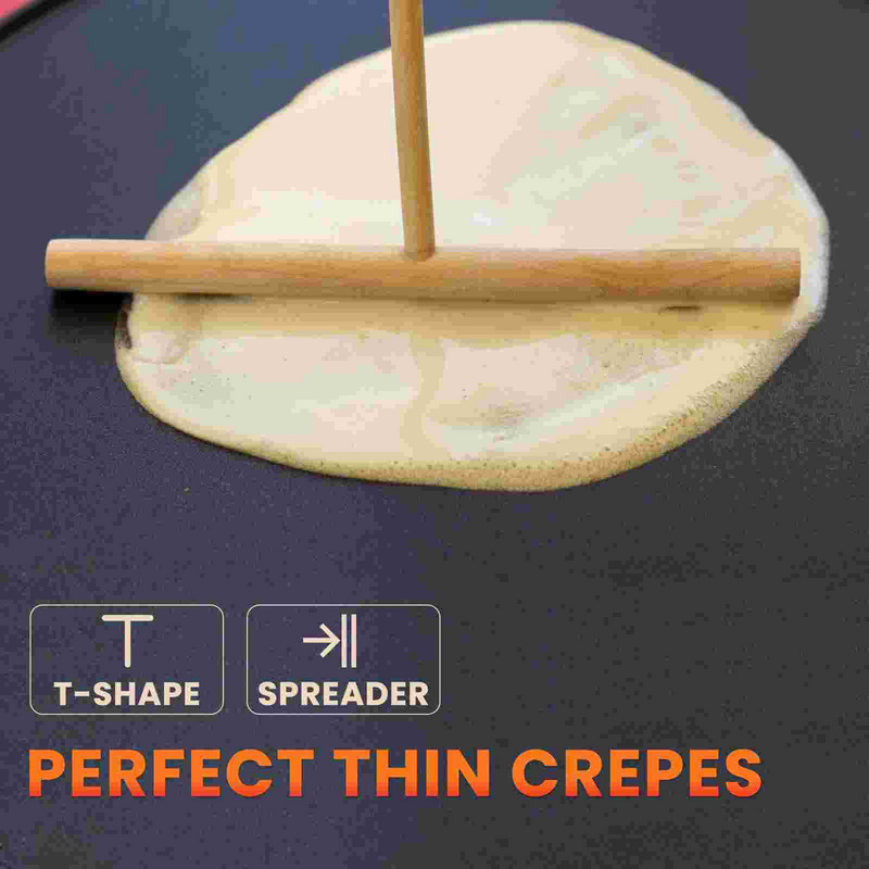 2 τμχ Τορτίγια Σπάτουλα Κρέπα Flipper Crepe Turner Μικρή Σπάτουλα Κρέπα Σπάτουλα t σε σχήμα Εργαλείο για κρέπες