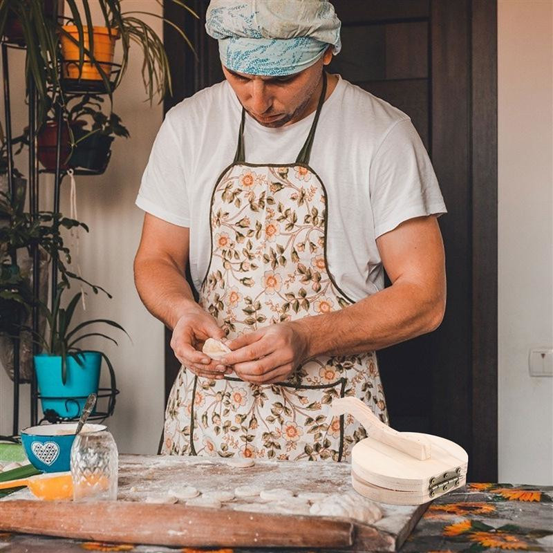 1 buc. Instrument de presare aluat de bucătărie Presator de aluat Instrument de presare pentru piele de găluște Înveliș pentru găluște pentru a face matriță Instrument de coacere Gadget de bucătărie