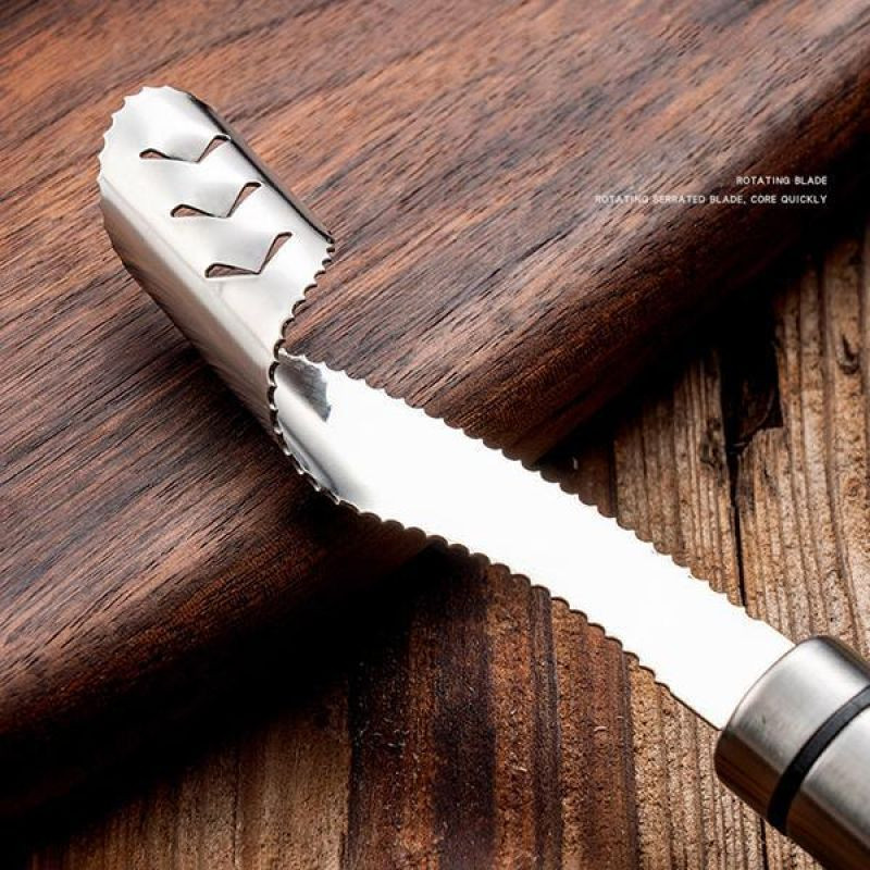 Dispozitiv pentru piper Cayenne Dispozitiv de îndepărtare a semințelor din oțel inoxidabil Unelte de bucătărie pentru legume Fructe Instrumente de tăiat Tăiător de ardei iute