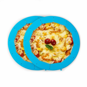 Регулируем щит за кори за пай Силиконови протектори за пайове за многократна употреба Покритие за протектор за кори за печене Кухненски инструменти за печене на пица