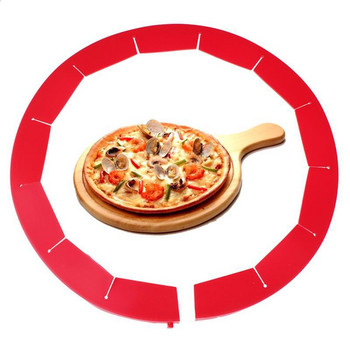 Регулируем щит за кори за пай Силиконови протектори за пайове за многократна употреба Покритие за протектор за кори за печене Кухненски инструменти за печене на пица