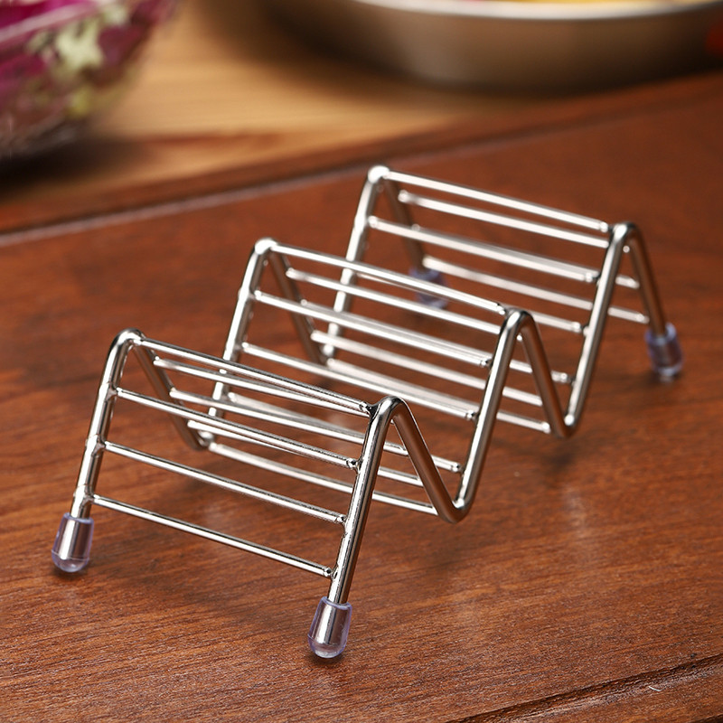 Mosodo μεξικάνικο εστιατόριο από ανοξείδωτο ατσάλι Σχάρα για τηγανίτες Βάση Taco Βάση πίτσας Stand Spring Roll Food Rack Εργαλεία κουζίνας
