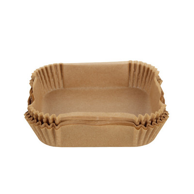 16/20 cm kandiline õhufritüür Ühekordselt kasutatav pärgamentpaberist vooder Õlikindel paberialus Mittenakkuva küpsetusmatt Õhkfritüüri tarvik Dropship