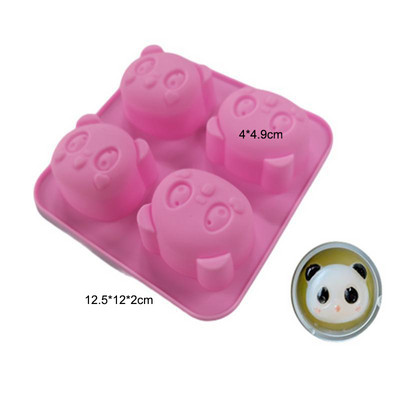 Animacinio filmo silikoninė forma kepimui Dygsnis Meškiukas Pelė Katė Kiaulė Antis Šokoladinis Muilo Forma Gyvūnų Tortų Dekoravimo Priemonė Kekselių dangtelis