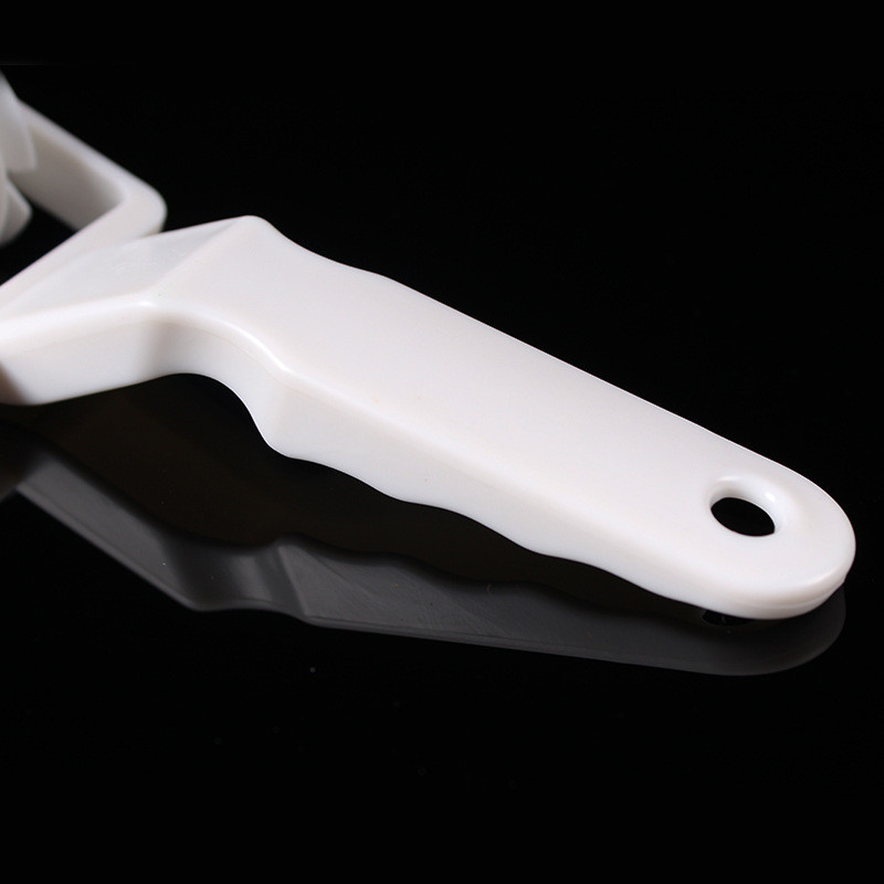 Plastmasas vilkšanas tīkls Ritenis nazis Pica konditorejas izstrādājumi režģis bezē rullīšu griezējs mīklas cepums pīrāgs Amatniecība virtuves cepšanas rīki aksesuāri