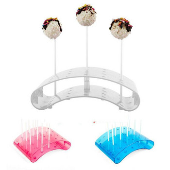 20 Holes Cake Pop Lollipop Stand Βάσεις Οθόνης Βάσεις Ράφι DIY Εργαλεία ψησίματος Οθόνη σε σχήμα U DIY Bakeware Ράφια κέικ